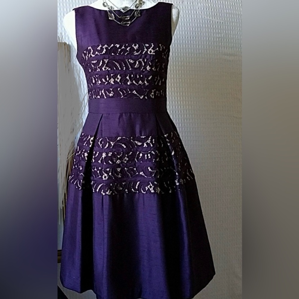 Gorgeous Deep Purple and Lace Taylor dress